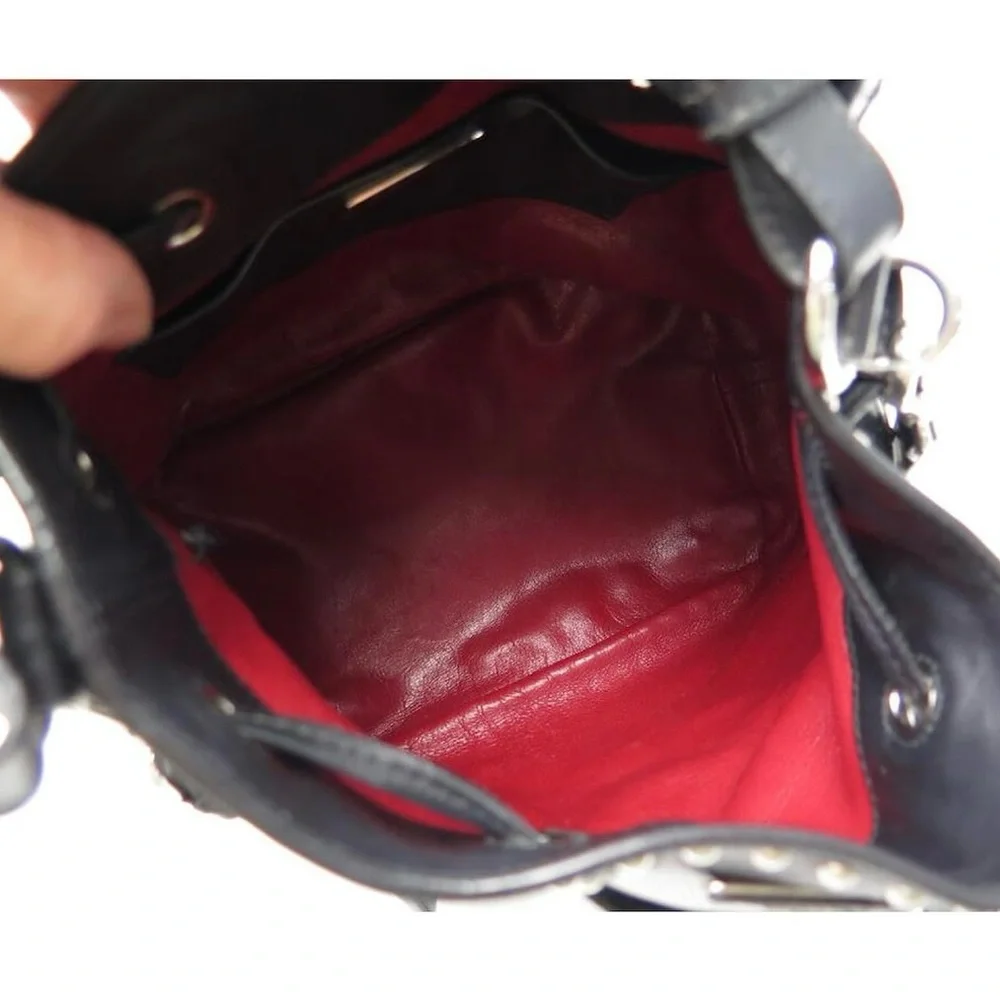 Prada Studded Calf Bucket Bag - Picture 2 of 16